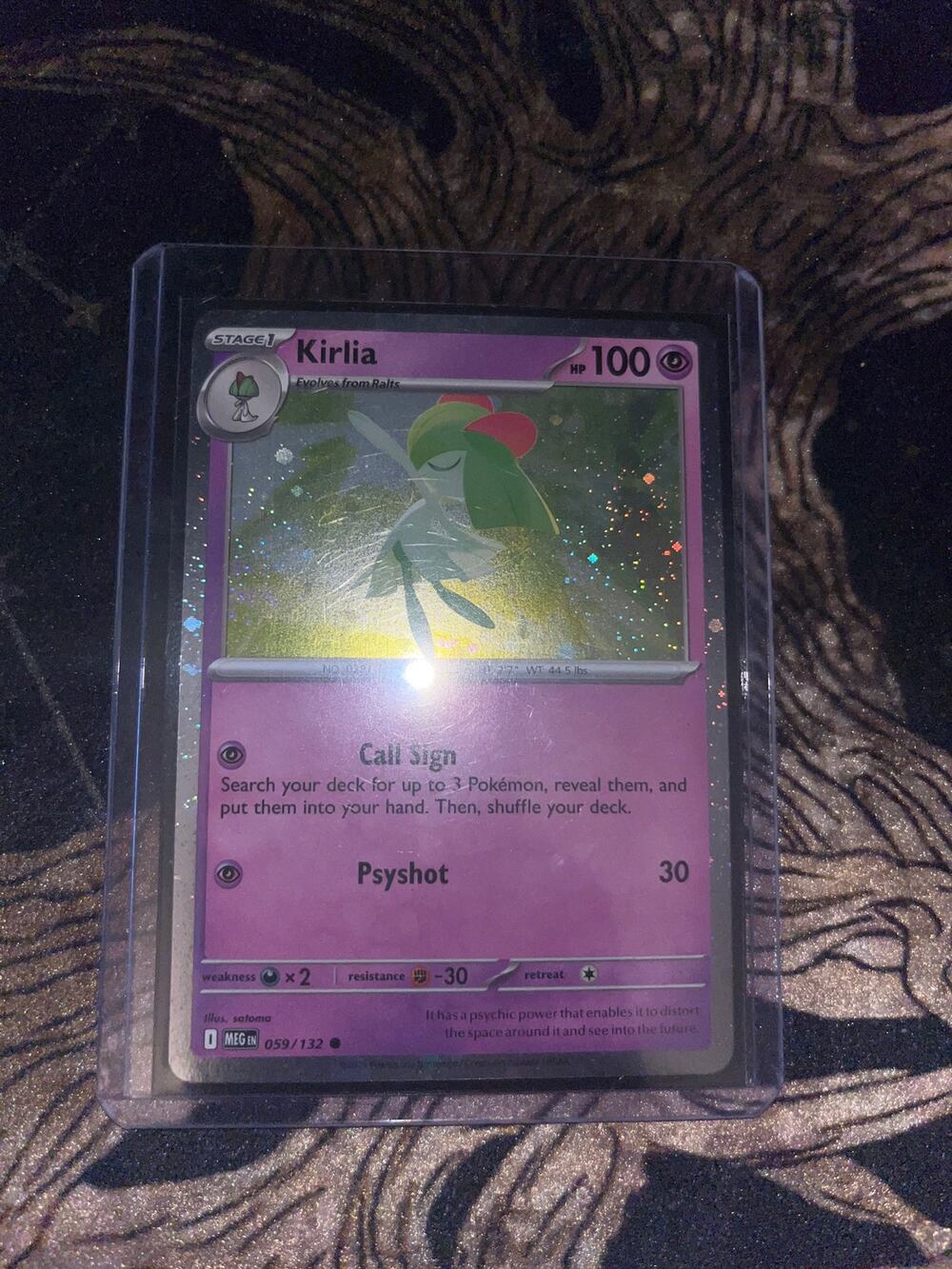 Kirlia #059/132 from the Pokémon TCG: Mega Evolution (MEG) expansion set